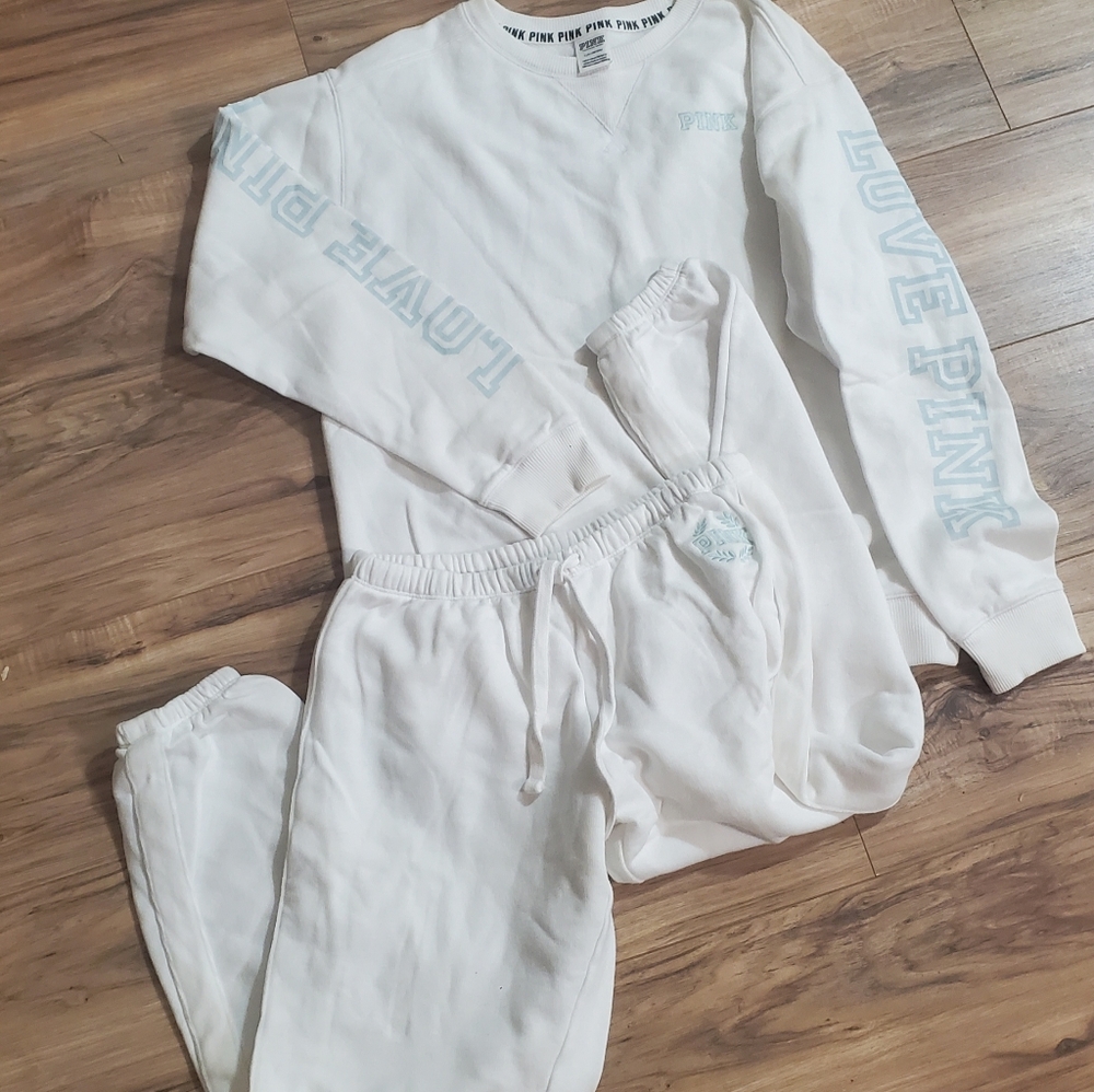Pink brand sweat suit